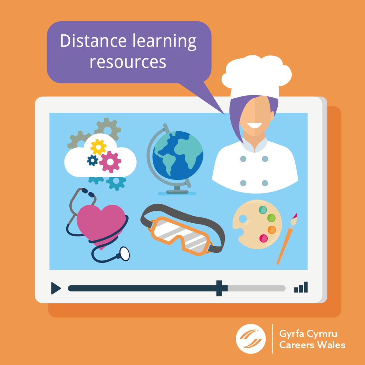 CareersWales's tweet photo. We’ve recently added a range of brand new #distancelearning resources for parents and  pupils to complete together at home. 📚

What are you waiting for? Get started today 👉 https://t.co/fJiV8Jw9Ev #StaySafeStayLearning https://t.co/0KJxt6CYV1