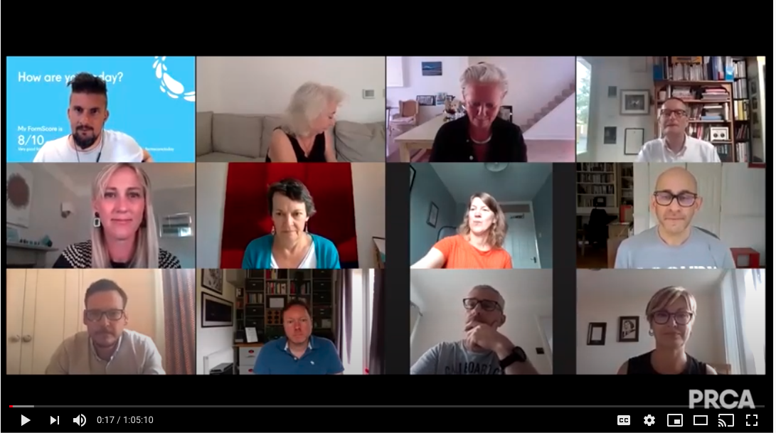 LiamFitz's tweet photo. At the last @PRCA_UK #ChatAndConnect session for #EmployeeEngement & communicators @Annabel_Dunstan & I spoke to @Rob_InsideOut who talked about self-care for professionals - catch the full recording here https://t.co/DPQEF0az8g https://t.co/bf1dnIm5O2
