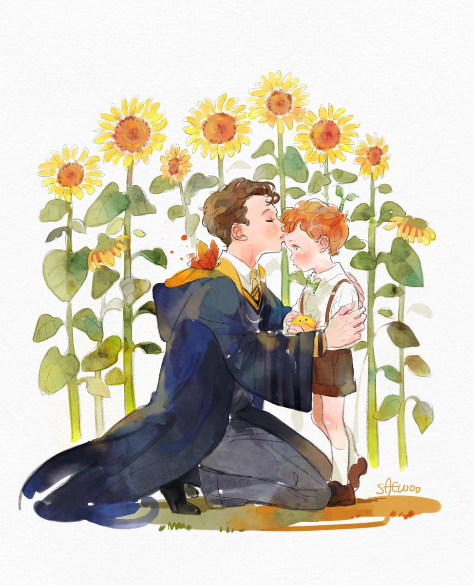 shr_burg's tweet photo. The Scamander brothers as kids https://t.co/j9tZkWlk9T