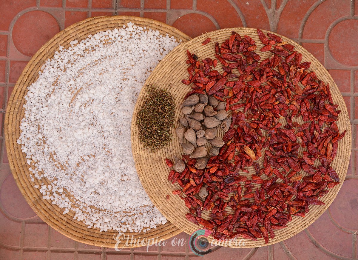 Ethioncamera's tweet photo. #Mitima, the second most popular spice after #berebere and goes hand in hand with #kitfo. A must try dish when visiting #Ethiopia, consisting of minced raw beef, niter kibe ( clarified butter), and mitmita.    
#VisitEthiopia https://t.co/EMBalIz2Fa