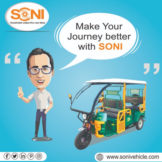 #Make_Your_Journey_better_with_SONI
More info:- sonivehicle.com
<a href="/soni_vehicle/">SONI E Vehicle Pvt.Ltd.</a>