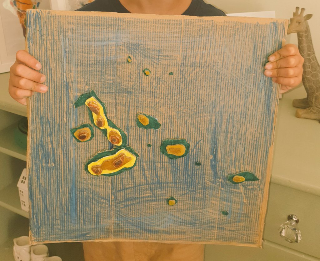mrs_fairbairn's tweet photo. Callum has finished his topographic map model of the GalΓ‘pagos Islands- his class name for next year π
@BlenheimPrimary
#LIHTlearningchallenge https://t.co/YbWrz71xyV