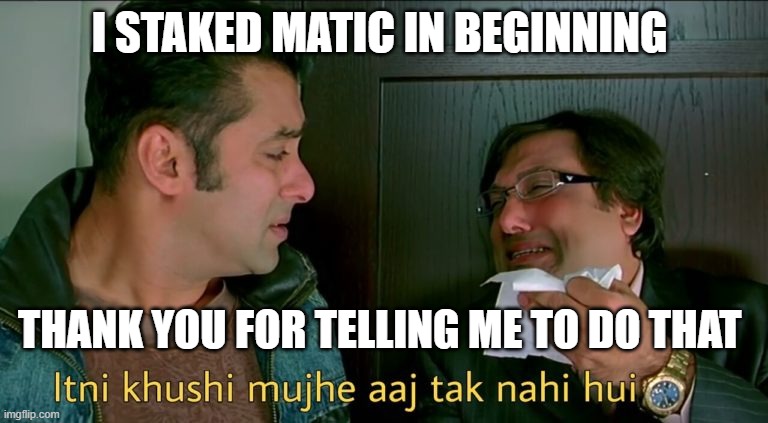 VishalHKothari's tweet photo. #StakeWithMatic
I staked all my $Matic in the beginning and the rewards were really awesome and still its near 50%
Go for #MaticStaking https://t.co/5Pm7mnu98h