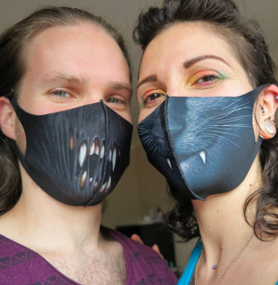 SpiralDirect's tweet photo. Oph_celeste_mermaid_scales rocking the First Bite and Cat Fangs face masks🤘 
https://t.co/6MzEWKHK9L

#SpiralDirect #Mask #FirstBite #CatFangs https://t.co/qOhfiRBfj1