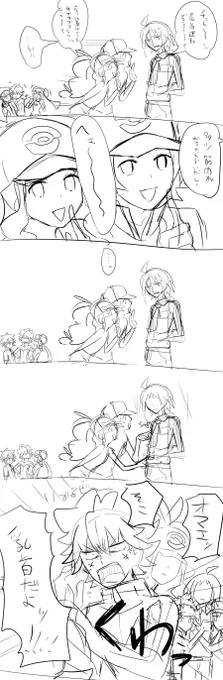 カノコ、ヒオウギ勢腐落書き どんどん下描きだけが貯まっていくな…? 