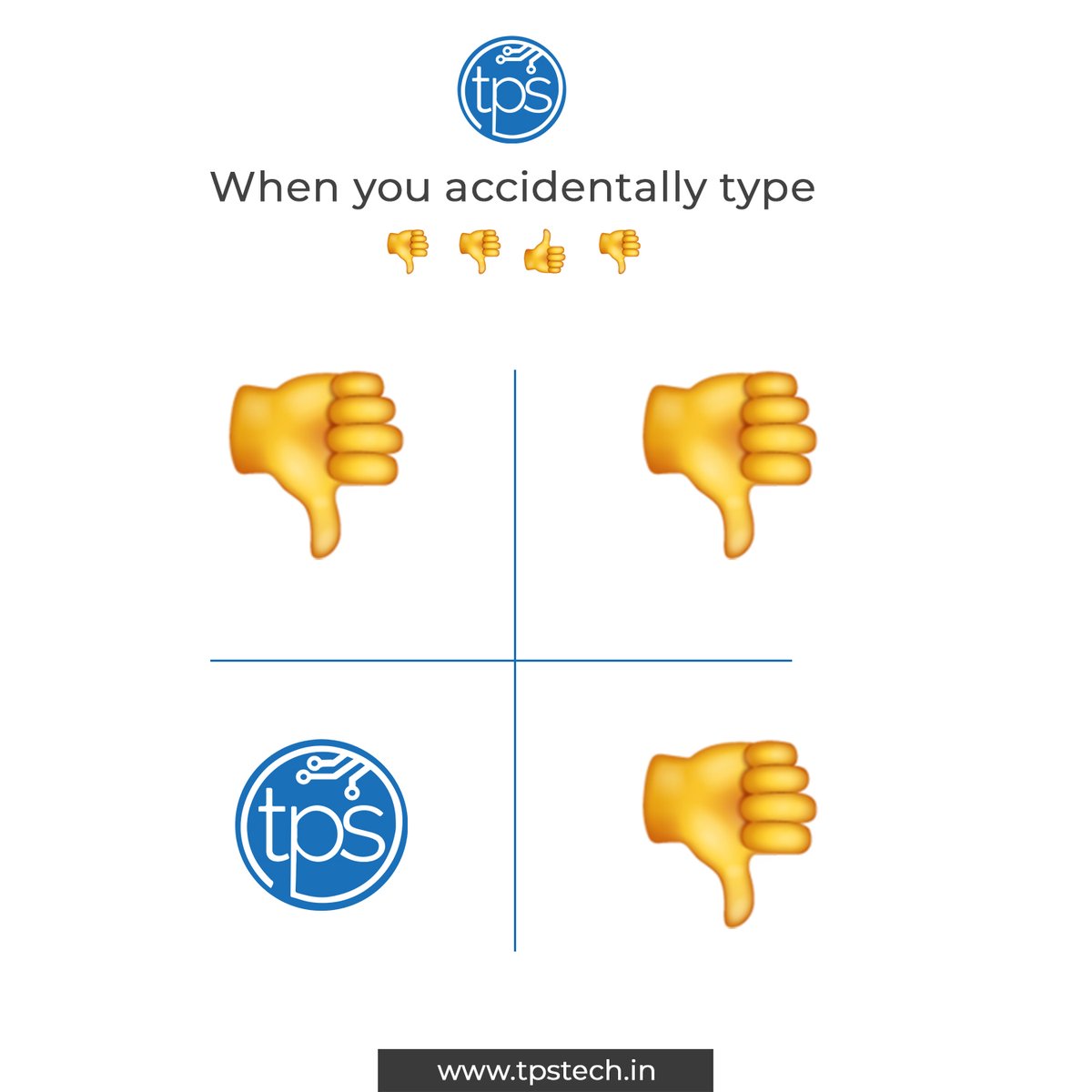 tpstechin's tweet photo. For all the times we use emojis to express ourselves! Going with the trend - 2/2 #WhenYouAccidentallyType
#TrendingFormat #Trending #MemeMarketing #Memes #Gaming #GamingMemes #emoji #CreativeSpot #SocialMedia https://t.co/QKQIZpxEEV