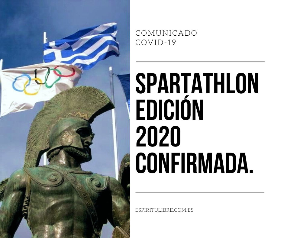 COMUNICADO - SPARTATHLON EDICIÓN 2020 CONFIRMADA!🌿🇬🇷🔛

El mundo del ultrafondo estaba esperando este comunicado del <a href="/spartathlonGR/">SPARTATHLON</a>  y el día ha llegado.🙏🏼
Tienes toda la info en nuestra página de Facebook, pincha en el enlace 

facebook.com/espiritulibre.…