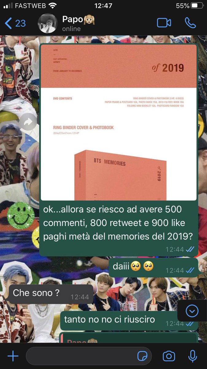 hyxngenivs's tweet photo. RAGAZZI AIUTO NON CI STO CREDENDO MIO PADRE MI HA DETTO CHE MI PAGA META MEMORIES SE RIESCO AD AVERE 500 COMMENTI, 800 RETWEET E 900 LIKE VI PREGO CI TENGO TANTISSIMO AIUTATEMI🥺🥺 https://t.co/axuSpVVrwg