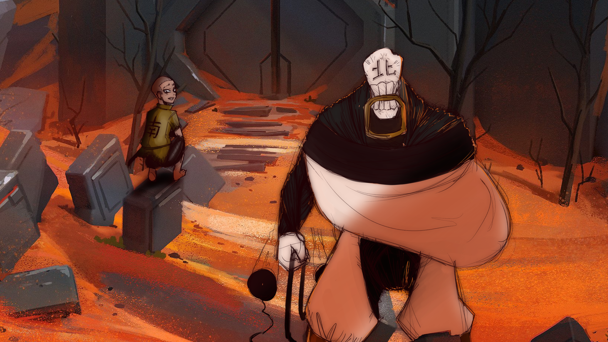 MagicalGirlCarl's tweet photo. "Looks like I'm not the first one here..."
Wish I had more time to do more than just a sketch but commissions are awaiting! #JustAddCharacter
Thanks for the stunning background @randomspirits ! https://t.co/mRj7TehFjW