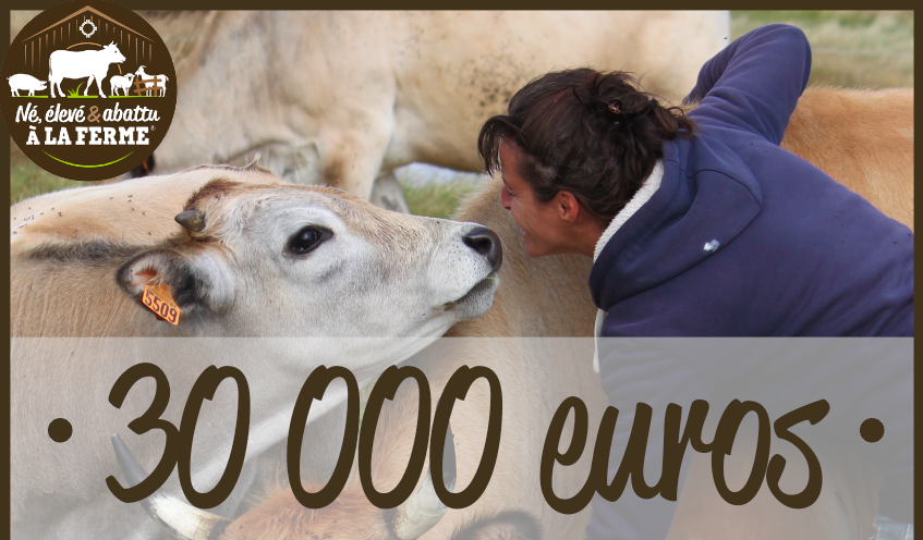 Plus de 30 000 euros de dons grâce à VOUS ! 
Merci à : tous les donateurs et futurs donateurs, la 
<a href="/fnab_bio/">FNAB</a>, le <a href="/ReseauCivam/">Réseau Civam</a>, <a href="/CIWF_FR/">CIWF France</a>, <a href="/AFAAD4/">🐷AFAAD🐮</a>, Quand l’abattoir vient à la ferme, Enercoop, DVP la Ferrière, sans oublier les autres…
miimosa.com/fr/projects/an…
Un GRAND merci à vous!