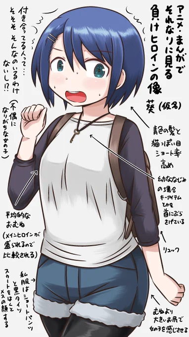 【アニメ・漫画でなんか負けヒロインになるタイプ】
あくまで感想です 