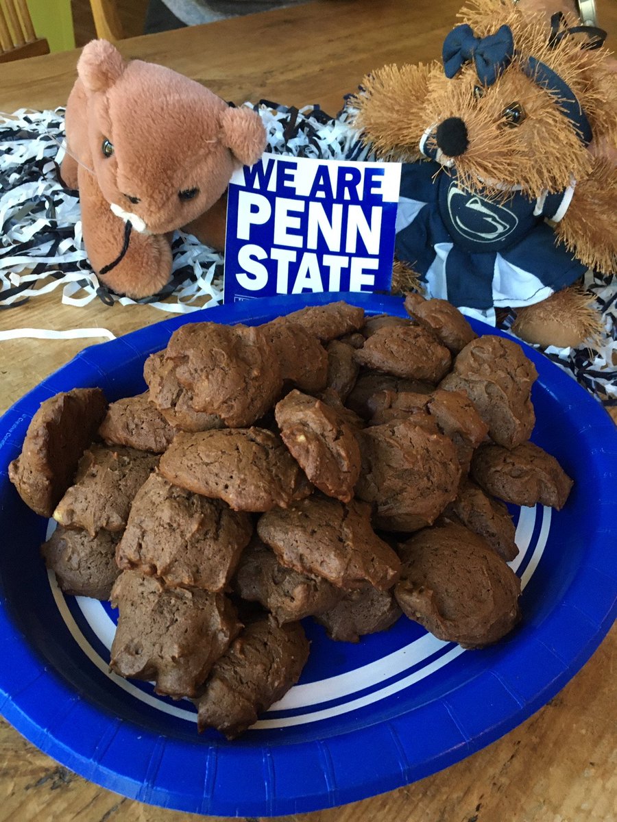 FlowChild240's tweet image. Doing my part to help Penn State win #TheGreatRareBooksBakeOff with these delicious Chocolate Drop Cookies, recipe from the historical collection of the Penn State Fayette campus. #BakePennState