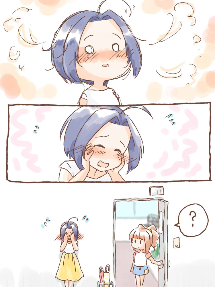 あずささん誕生日おめでとうございます!!!!!??遅刻!!!!
昔のやつを描き直しました。いま気付いたんですがPヘッドひっくり返ってますが気にしないでくださいませね☺️ 