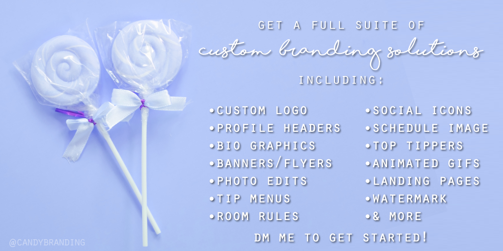 CandyBranding's tweet photo. Welcome to @candybranding, I'm Sloane, a sex positive design nerd creating empowering graphics for sex workers.
DM me for pricing inquiries & referrals! π
#sexworkers #cammodels #swdesign #supportsexworkers #chaturbatebio #onlyfansgraphics #adultgraphics https://t.co/dM3vBpt9j1