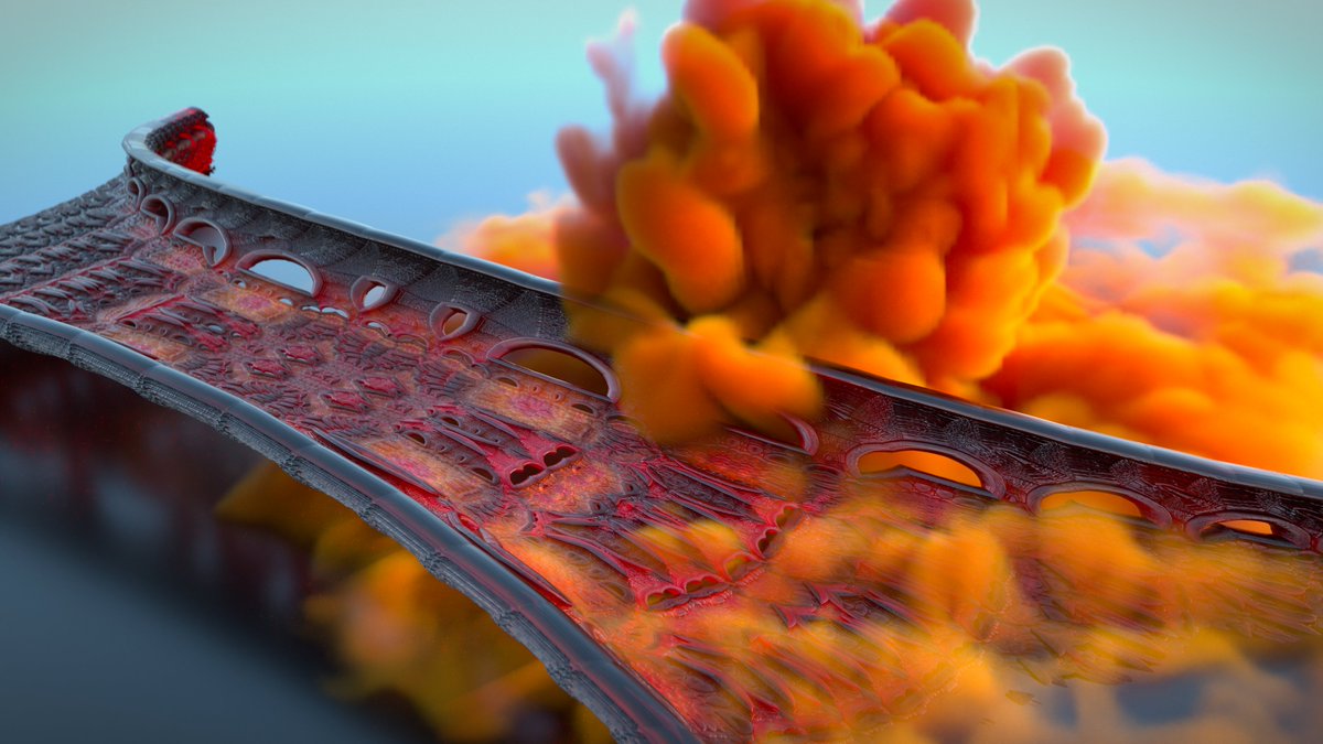 thargor6's tweet photo. "Bridge" (first test of #EmberGenFX + #Octane / #Vectron (#AmazingSurf)) https://t.co/5tf6FZk4zz