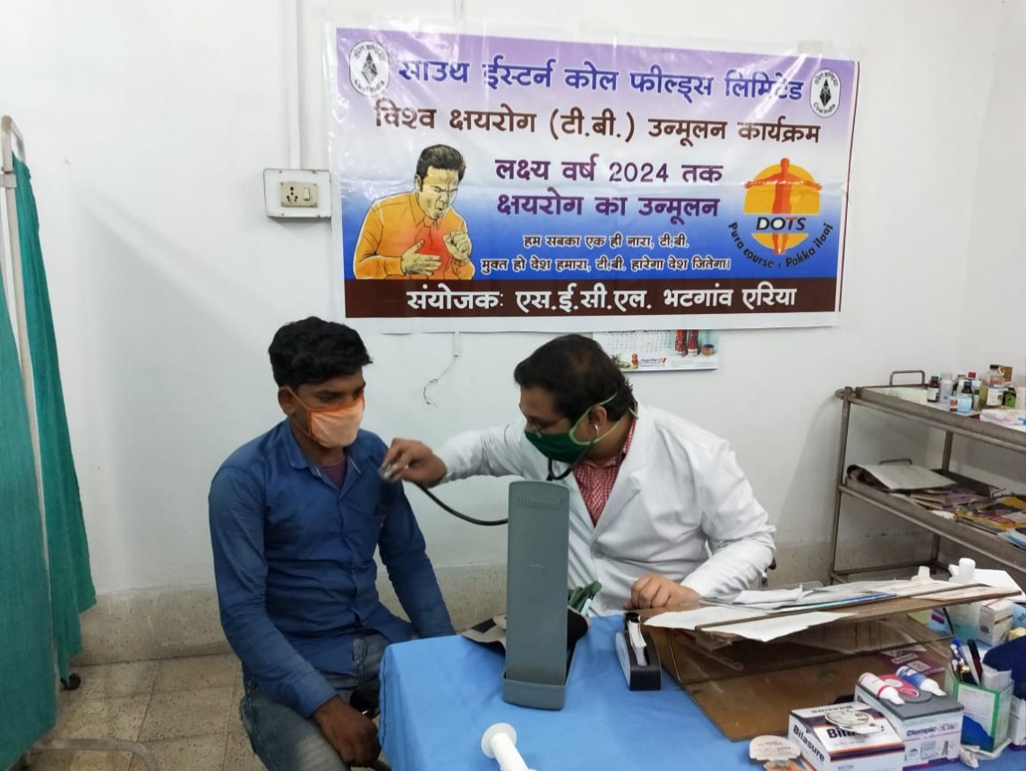 secl_cil's tweet photo. On the Prime Minister's call for eradication of Tuberculosis (TB) from India by 2025, #SECL is actively engaged in eradication of TB, in and around its coal mining areas in 02 states of the country by 2024 under its Corporate Social Responsibility (CSR). https://t.co/5Y8Vua7f8W