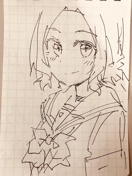 風先輩落書き 