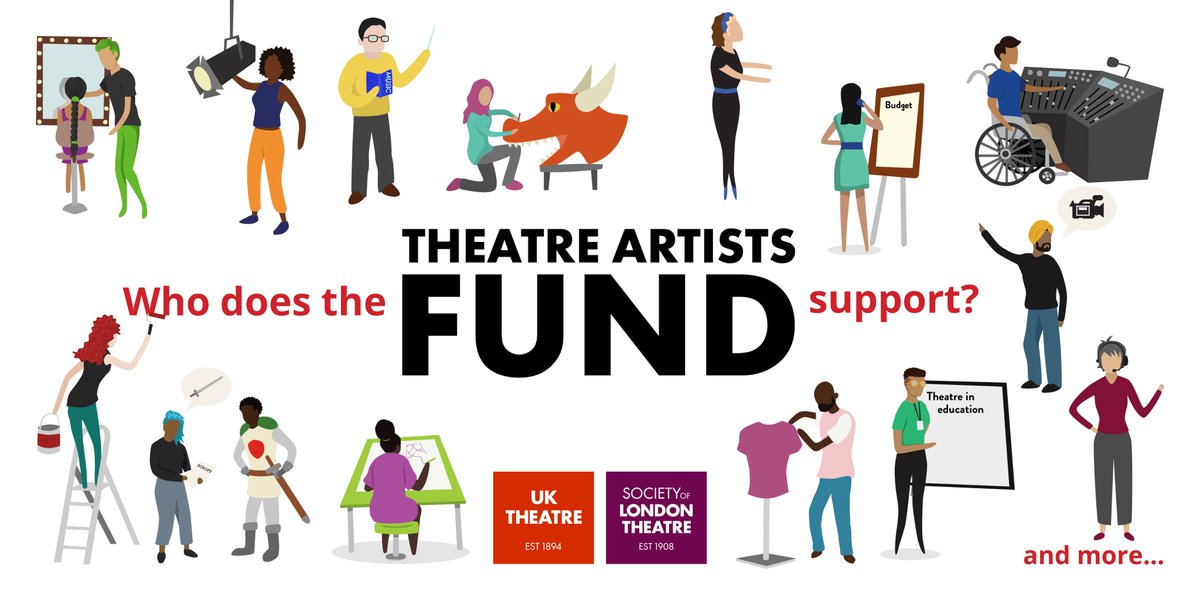 Freelancers make up 70% of our industry, many of whom haven't received any Gov support. They need help now. #TheatreArtistsFund provides emergency support for theatre workers across the UK. All donations are welcome, so if you can, please visit theatreartists.fund to donate.