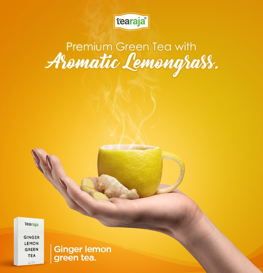 TeaRajaIndia's tweet photo. A beautifully simple Green tea blend of Tearaja with the delightful taste of Green tea with overtones of Ginger roots and Lemon peel and undertones of aromatic Lemongrass. Refreshing, Smooth, and Satisfying ! https://t.co/2qmWq66Fzu
