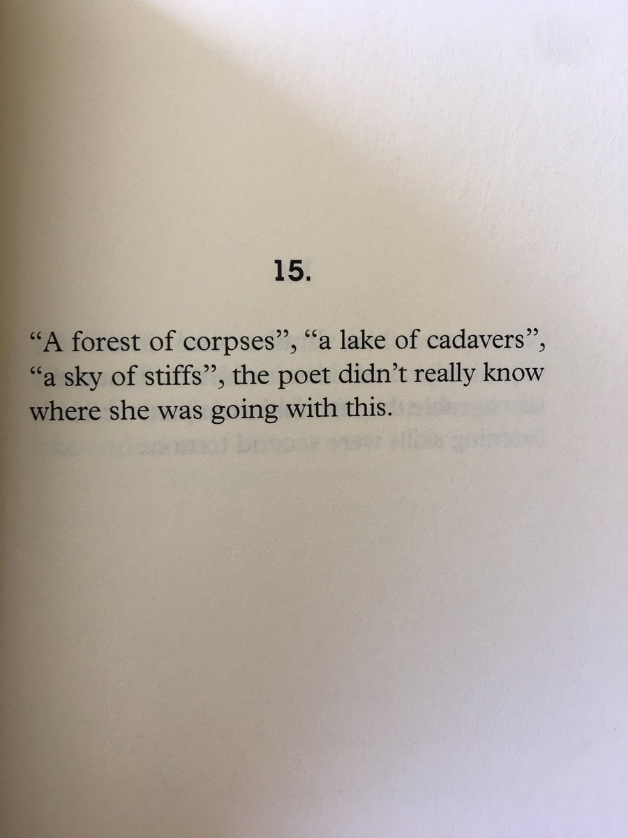 Corpses by  @VikShirley is a series of delightfully morbid vignettes, prose poems laced with irony and wit. The collection is a fairground mirror to our absurd lives.