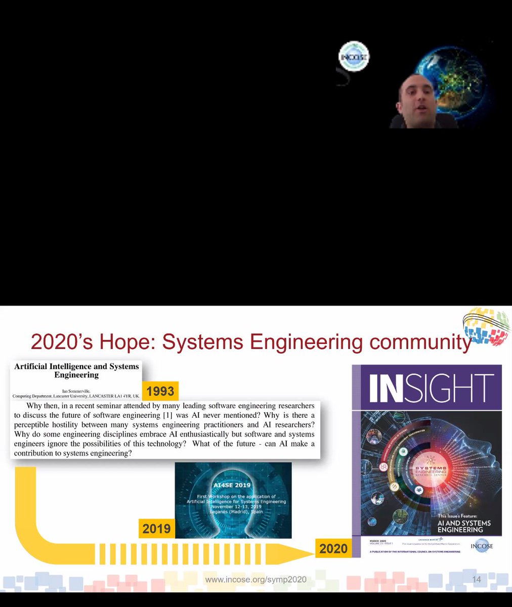 HSMC_biz's tweet photo. Great to start my day in the virtual  @incose_org booth at the #incoseIS and now listening in on Session #2 AI - it’s not like the movies! Great presentation! Come and visit the Booth in the Sponsor Showcase! https://t.co/rzfg0qRyyr