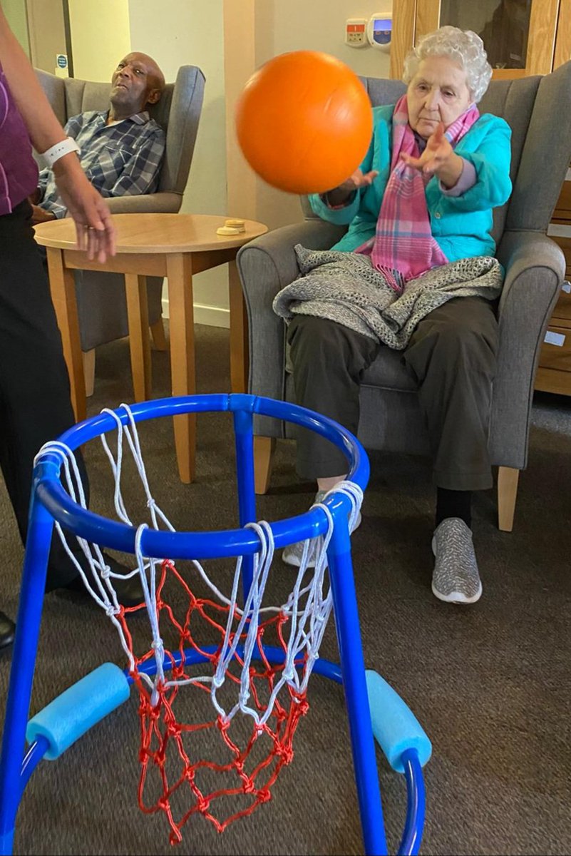 CranleaCareHome's tweet photo. How many balls can you get in the net in 60 seconds? #itscompetitiontime #basketball #Sportsweek https://t.co/Re7xBPgMIa