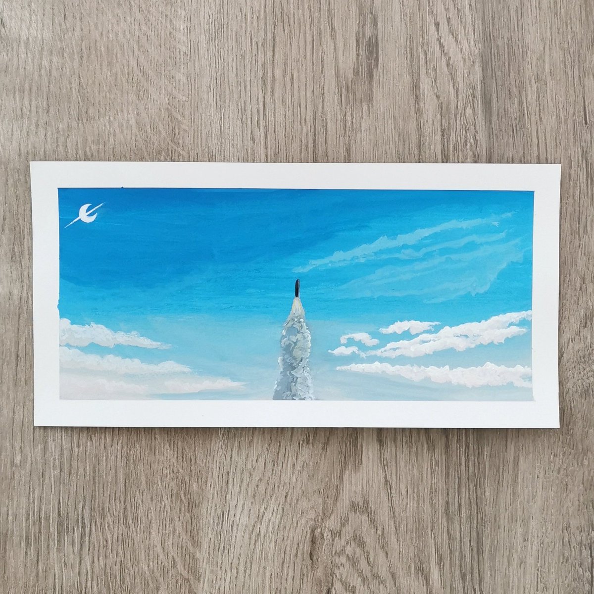 Hope 🚀

#gouache on paper.

#gouacheart #gouacheartist #gouachepainting #tinypainting #abstractart #simpleart #EmiratiArtist #artshare #artinAbuDhabi #worldartdubai #hopemarsmission