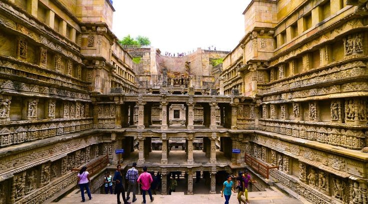 Rani ki Vav The "Queen's Stepwell" situated in patan,gujarat.Made in 11th Century by Queen Udayamati on memories of his King Bhima-I(Chaulukya dynasty) it said that it taken 20Years to complete this finest archieture which is constructed in Maru Gurjara style. #IncredibleIndia