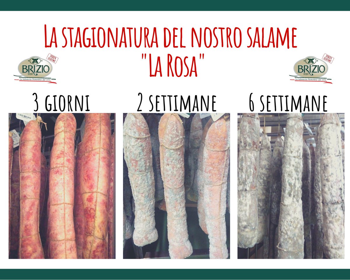 Lo scopo principale della #stagionatura è conferire a un prodotto le migliori caratteristiche qualitative 💪
#BrizioSalumi #glutenfree  #salami