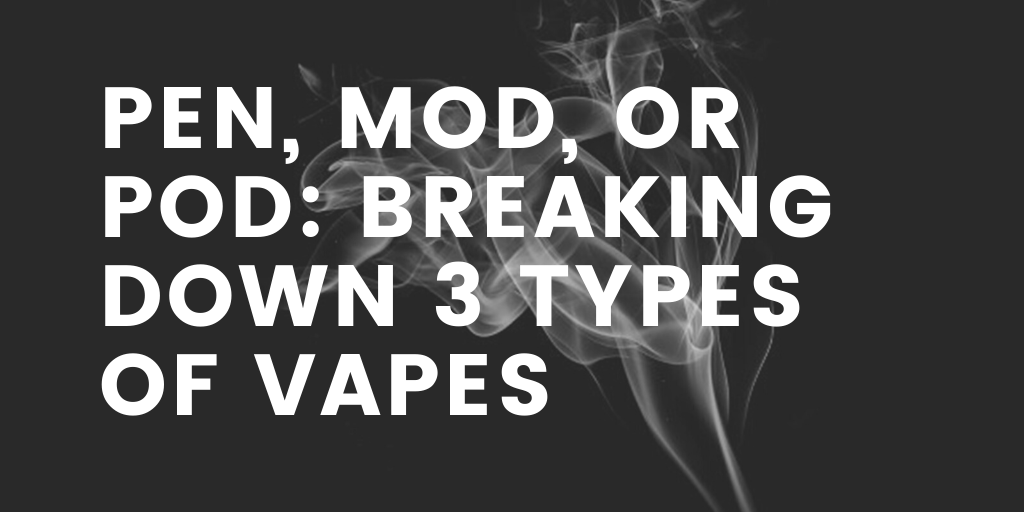 ecigmedia's tweet photo. Vape pen, mod, or pod? We break down which one is right for vape users of different experience levels: https://t.co/2xzRcs4CmJ https://t.co/VAfnktSG07