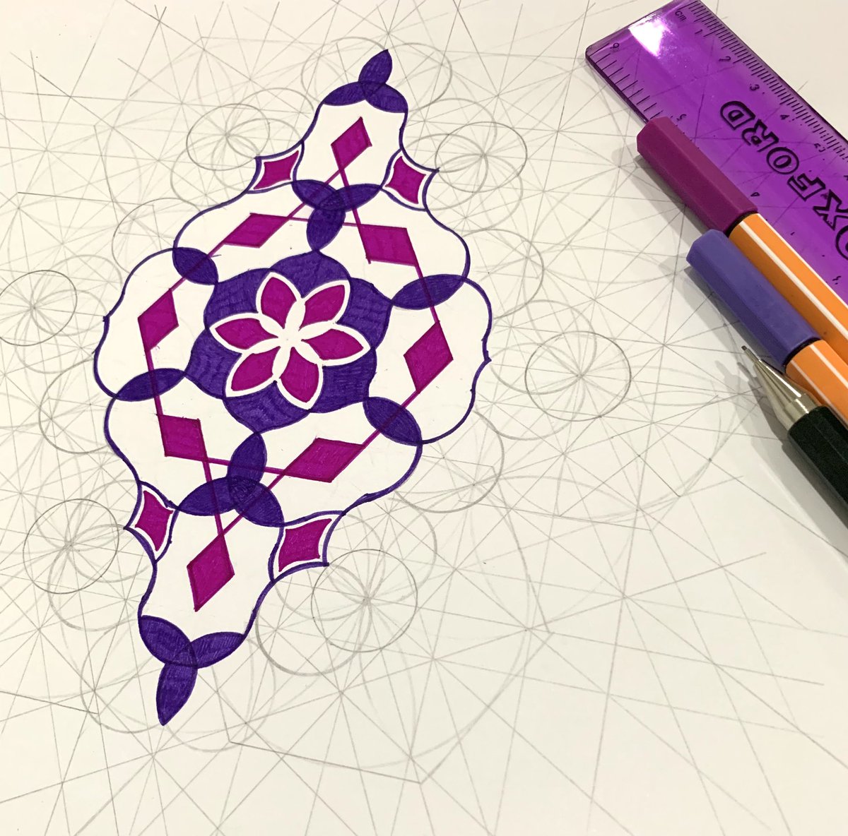 A bit more ambitious for Day 20 of  #GeometricJuly  @c0mplexnumber