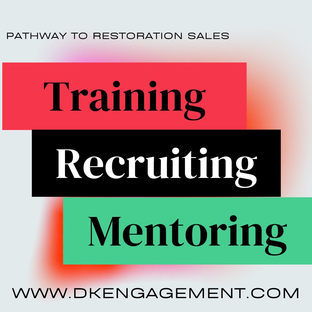 DkEngagement's tweet photo. Growing sales teams is our passion. #pathwaytorestorationsales #restoration #sales #salestraining #dkengagement https://t.co/TnCHDKghfh