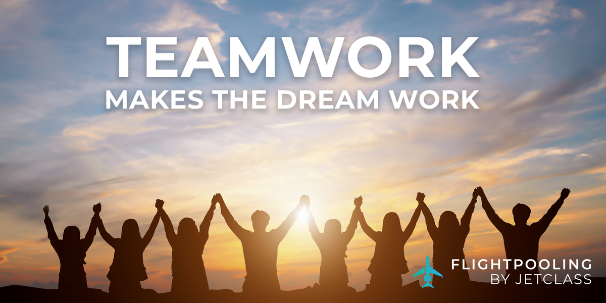 JetClasscom's tweet image. If you’ve often dreamed of enjoying the benefits of private air travel, but never thought it was possible, think again!  FlightPooling can literally ‘make the dream work’.  Check it out on bit.ly/3b3fbRA #flightpooling #sharing #flightsharing #costsharing #grouptravel