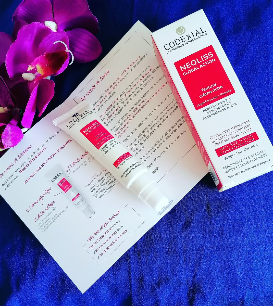mag_reb's tweet photo. C'est avec grand plaisir que je vous présente mon cadeau de bienvenue de la part de chez
@laboratoire_codexial
Il se nomme Neoliss Global Action
C'est un soin anti-âge hautement concentré.
Il contient : #acideglycolique #acidelactique #acidehyaluronique
#codexial #rebmagali https://t.co/I3RJ7E6N5k
