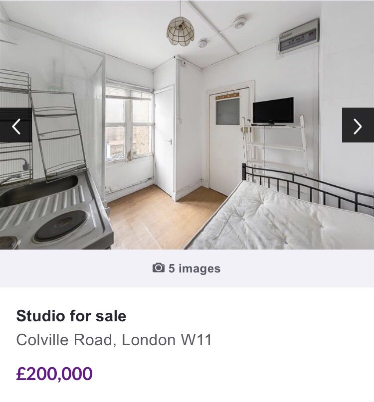 Shout out to London’s absolutely horrific housing market. £200,000. I repeat. £200,000.