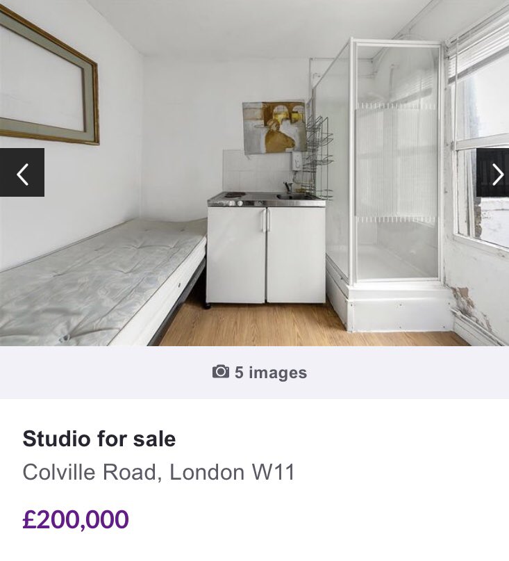 Shout out to London’s absolutely horrific housing market. £200,000. I repeat. £200,000.