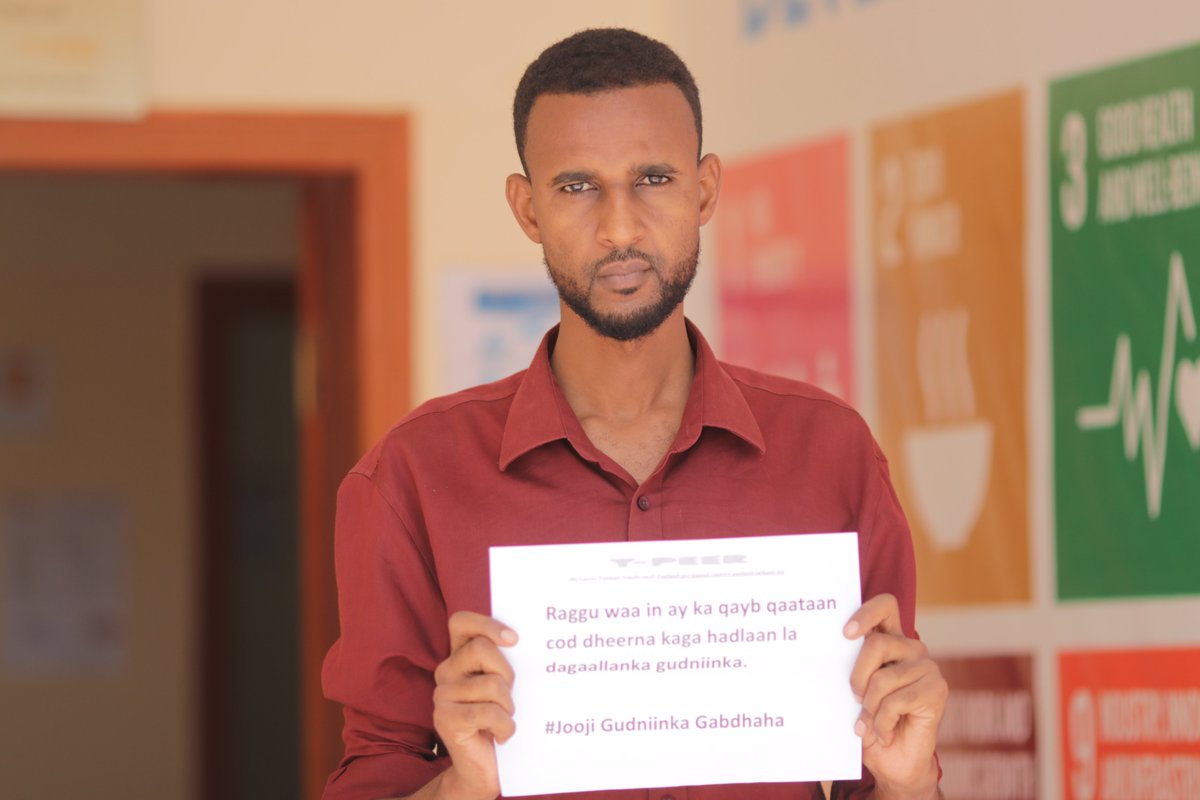 KAbdukadir's tweet photo. In Somalia Young men are challenging harmful ancient FGM/C practice. 
Men can foster positive beliefs and attitudes and raise awareness on the impact of female genital mutilation to the health of women and girls. 
#JooJiGUDNIINKAGABDHAHA 
#EndWitchHuntInUP 
#MENENDFGM https://t.co/JL327cDdmQ