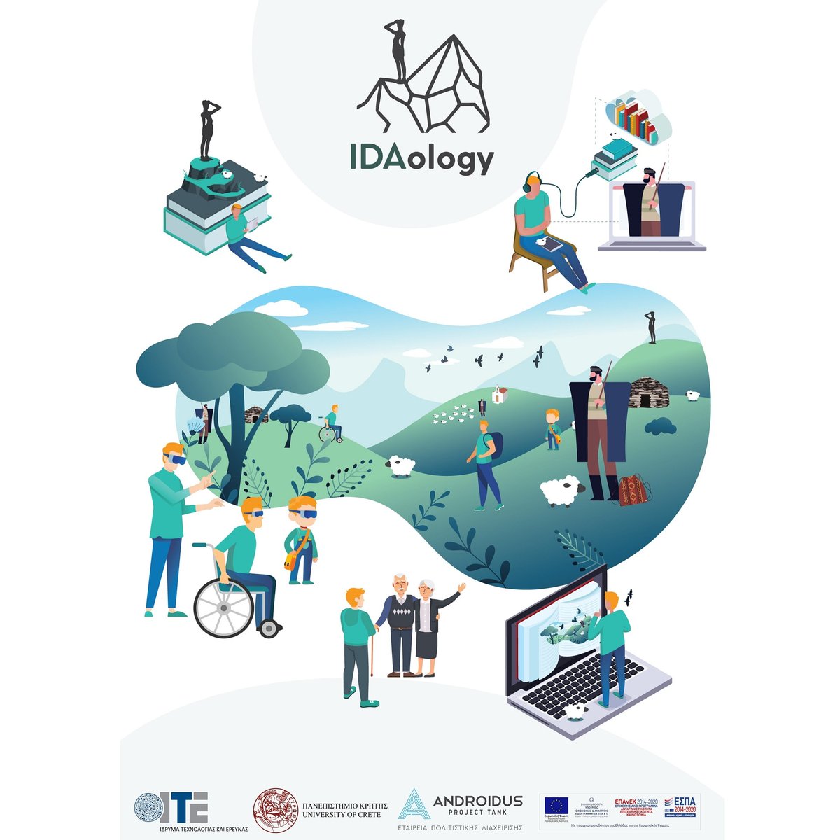 androiduspt's tweet image. IDAology: Το ποιμενικό βίωμα στον Ψηλορείτη ως ψηφιακή πολιτιστική εμπειρία στο χωροχρόνο.
Το έργο υλοποιείται στα πλαίσια της δράσης Ερευνώ, Δημιουργώ, Καινοτομώ του @espaepanek.
#androidusproject #ite #culturalheritage #Psiloritis