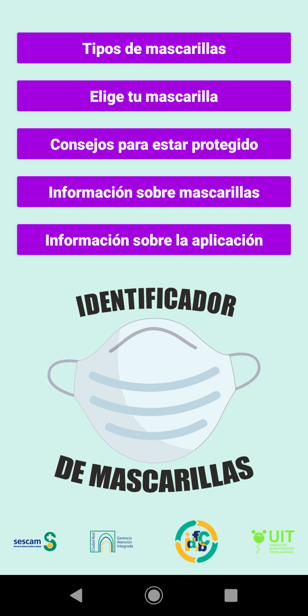 uit_ciudadreal's tweet photo. Si quieres saber:
- el tipo de mascarilla q necesitas 
- la protección que ofrecen
- qué normativa y certificación deben cumplir
- info del etiquetado
Descarga gratis la app Identificador de mascarillas 
@SanidadCLM @SanidadCR @carricero62 @uit_ciudadreal 
https://t.co/ZAe6Ok5ZSi https://t.co/vSFPUKGaqD
