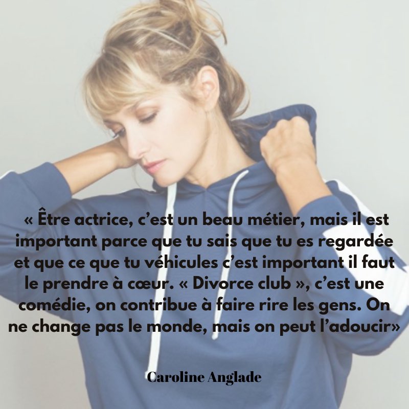 Le portrait de l’#actrice @carolineanglade à découvrir sur PressEyes.fr ! #CarolineAnglade à l’affiche de #DivorceClub de @MichaelYoun