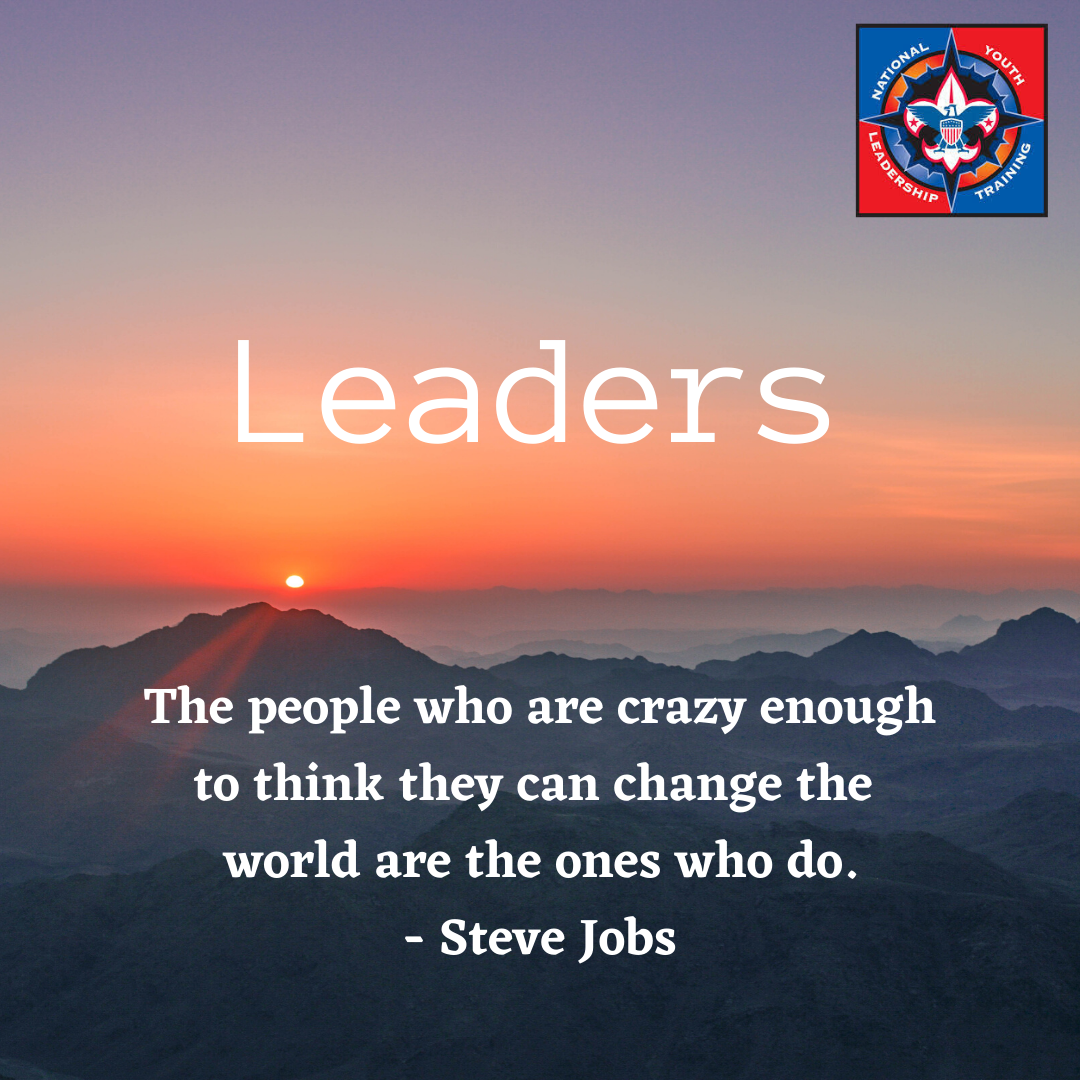 mtcnylt's tweet photo. #MotivationMonday #Leaders #ChangeTheWorld #BoyScoutsOfAmerica #MinsiTrails #NYLT #mtcnylt @minsitrails https://t.co/h14xPDZ52l