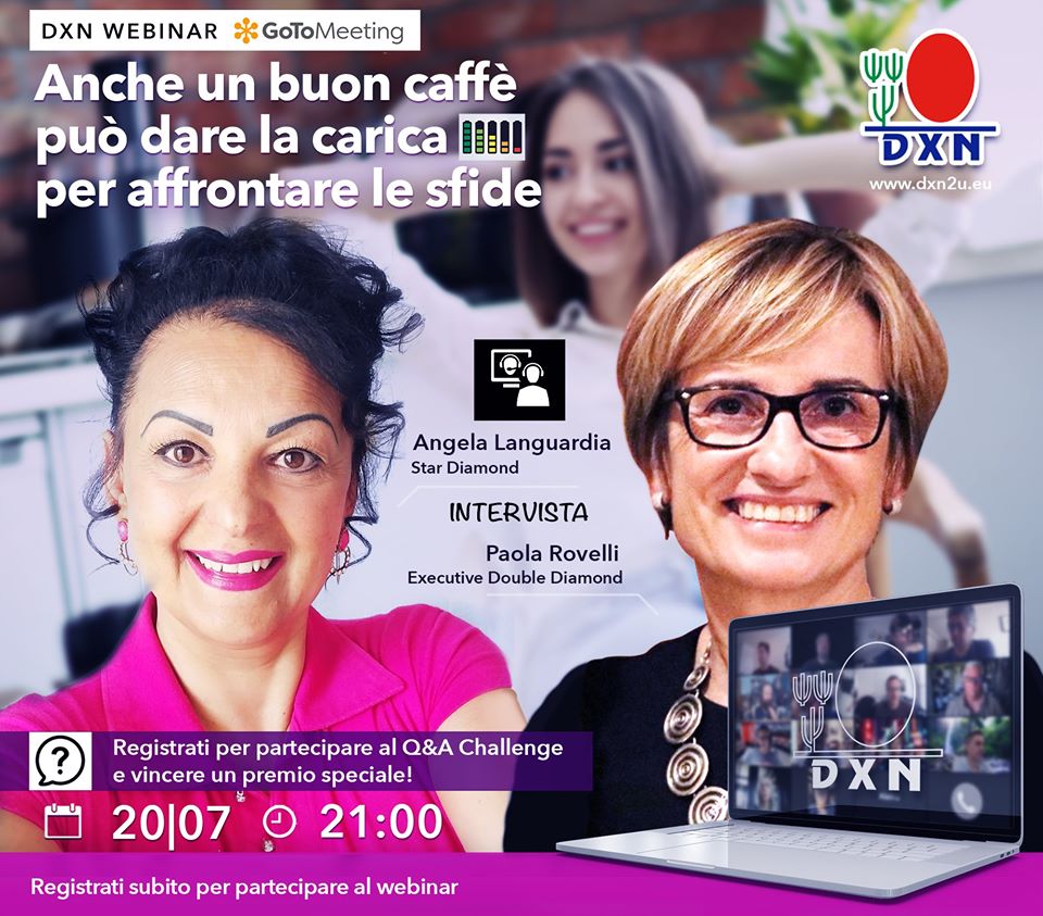 pasqual36834451's tweet photo. Salve
ANGELA LANGUARDIA (STAR DIAMOND) INTERVISTA PAOLA ROVELLI 
QUESTA SERA ALLE ORE 21.00
ANCHE UN BUON CAFFE’ PUO’ DARE LA GIUSTA CARICA PER AFFRONTARE NUOVE SFIDE
Per partecipare al meeting on line clicca su:
https://t.co/0cSZhO20NX
Ti aspettiamo insieme ai tuoi amici! https://t.co/3fpPbg1SGr