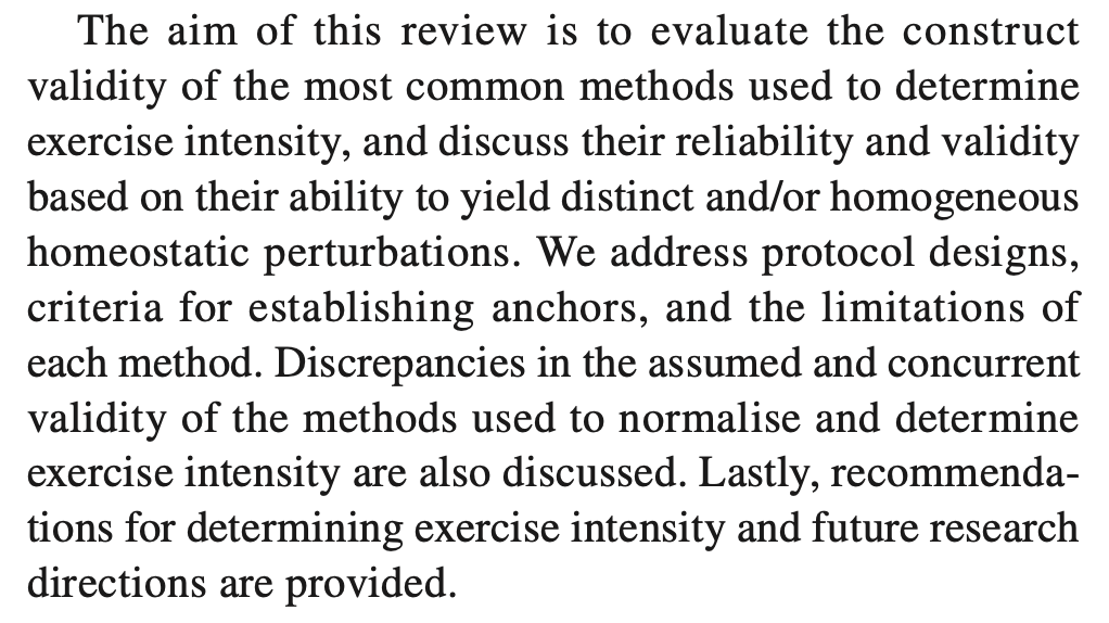 Just got the proofs on our latest review: "An Examination and Critique of Current Methods to Determine Exercise Intensity" led by <a href="/SportResearchEx/">Nick Jamnick</a>
Hopefully, it will be online soon.