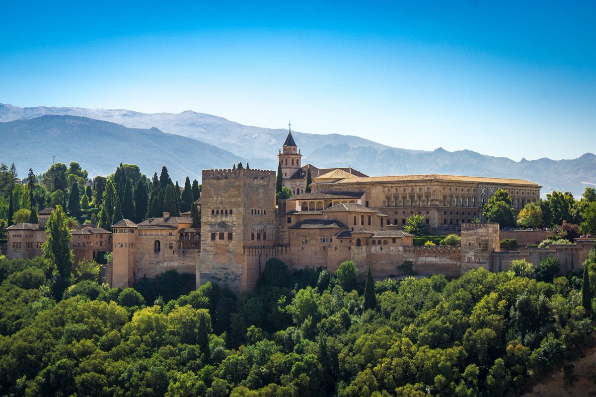 madridandbeyond's tweet photo. As the @alhambracultura celebrates 150 years as a public monument, we take a look at 10 facts about this incredible destination described by Moorish poets as “a pearl set in emeralds”. Read on at https://t.co/hFsDbNcX9n. Have you visited? What do you remember most? https://t.co/YwViYjGUWJ