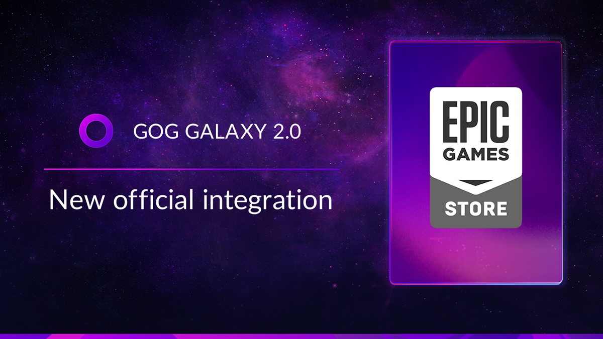 GOGGalaxy's tweet photo. 📢 Announcement 📢 

GOG GALAXY 2.0 is now enhanced with @EpicGames official integration!

Welcome on board 💜 https://t.co/l8cRFnvKLu