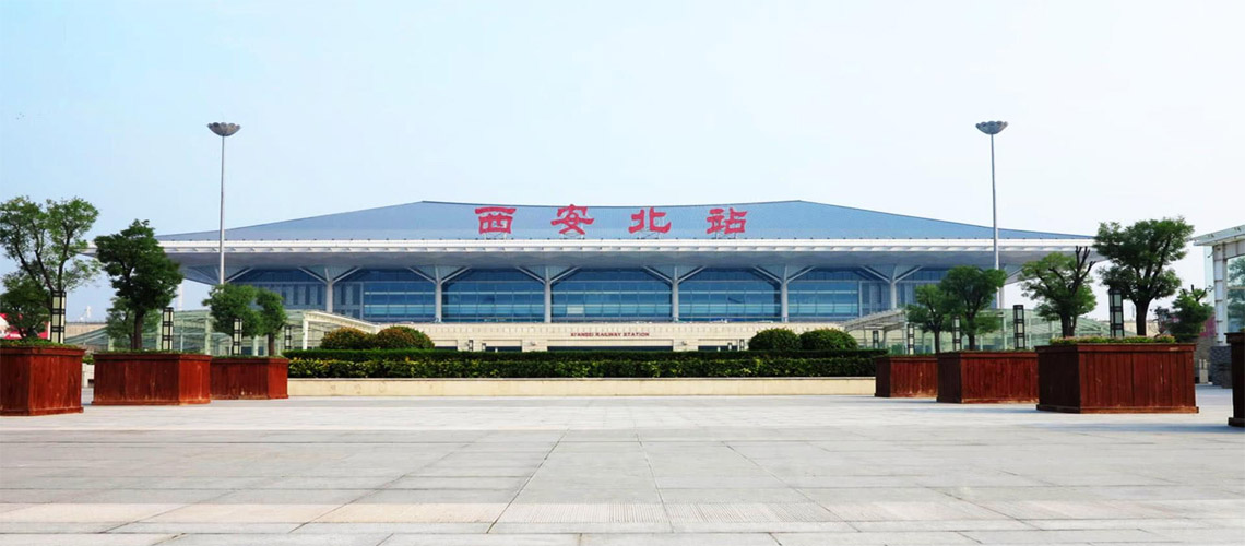 Train stations in China are run by the state with an army of cleaners on the task Most are digitalised and many of them beautifully balance the old with the new Xi'an (one of China's oldest cities) North Railway Station from inside and outside. It operates high speed trains.