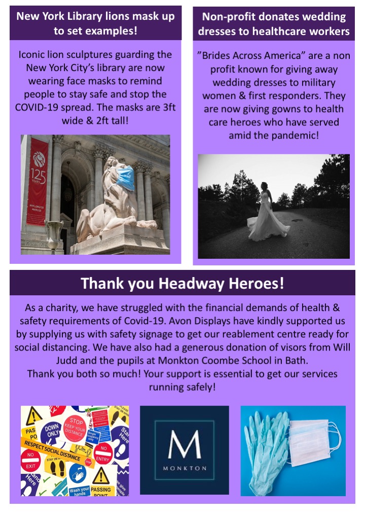 Happy Monday everyone! We hope you enjoyed some sunshine over the weekend! Here is our 15th positive newsletter- we cannot believe we are on number FIFTEEN! Enjoy 😀