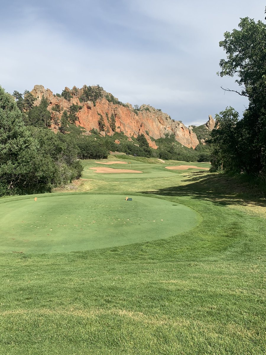 ChadParron's tweet photo. Topped off the weekend play at @PerryParkCC. What a fantastic experience. @justinrdaigle and his team has it in great shape! @RMGCSA #golfcolorado https://t.co/9ongXYUrNN