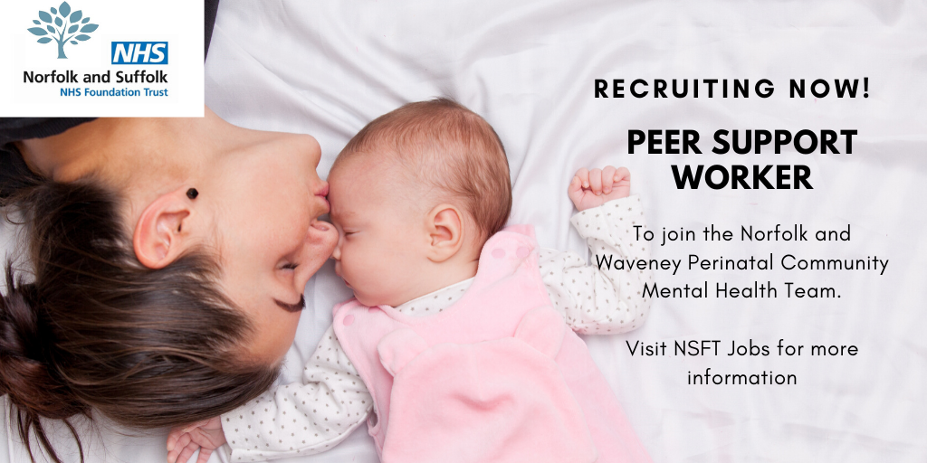 Just 6 days left to apply for the Peer Support Worker vacancy in our team!

jobs.nsft.nhs.uk/job/UK/Norfolk…

@NSFTtweets @NSFTjobs #peersupportworker @NSFT_RecoveryC #parentmentalhealth #mumsmentalhealth #perinatalmentalhealth #nsft #vacancy #recruitment #peersupport