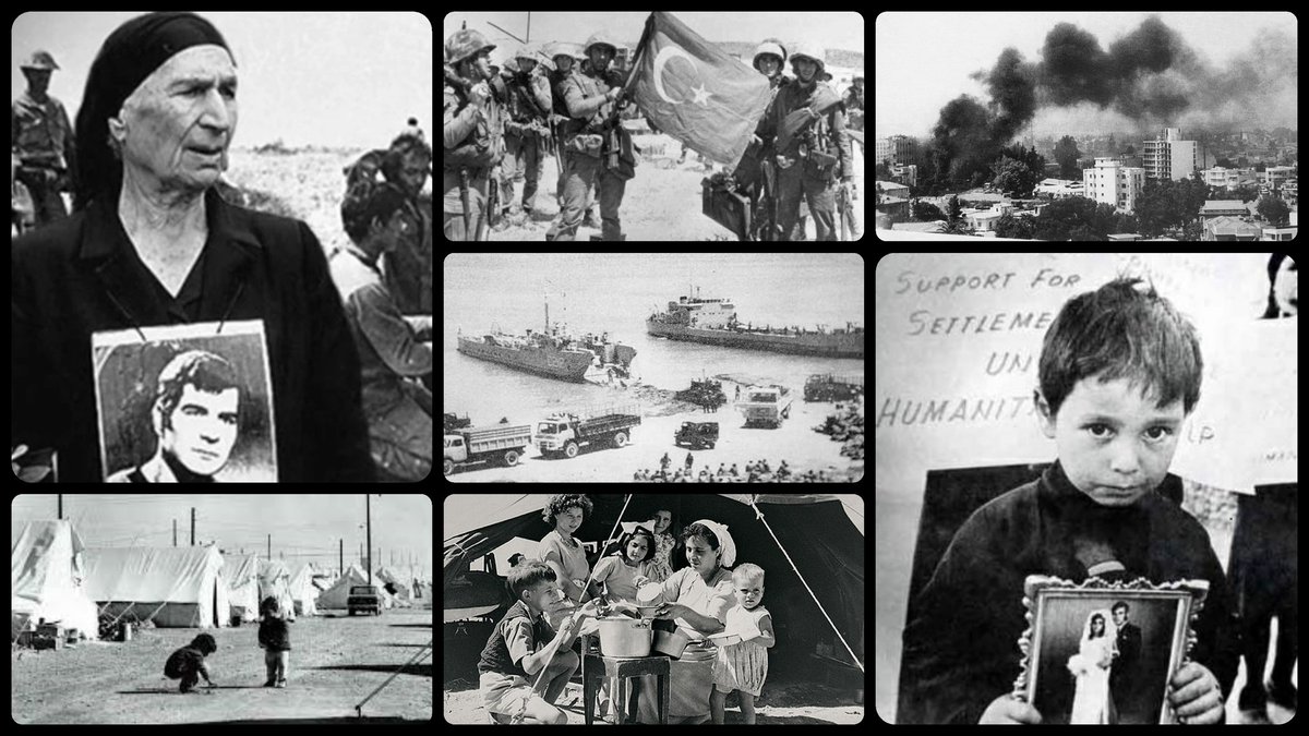 Cyprus MFA (@cyprusmfa) on Twitter photo #OTD in 1974 the #Turkish army unlawfully invaded #Cyprus. The forceful division and illegal #occupation of part of the Republic of Cyprus continue to date, in flagrant violation of #InternationalLaw and <a href="/UN/">United Nations</a> resolutions, causing mass displacement, missing, enclaved, agony, pain. #OTD in 1974 the #Turkish army unlawfully invaded #Cyprus. The forceful division and illegal #occupation of part of the Republic of Cyprus continue to date, in flagrant violation of #InternationalLaw and <a href="/UN/">United Nations</a> resolutions, causing mass displacement, missing, enclaved, agony, pain.